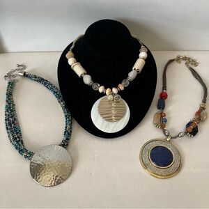 Chico’s Chunky Statement Necklace Set of 3